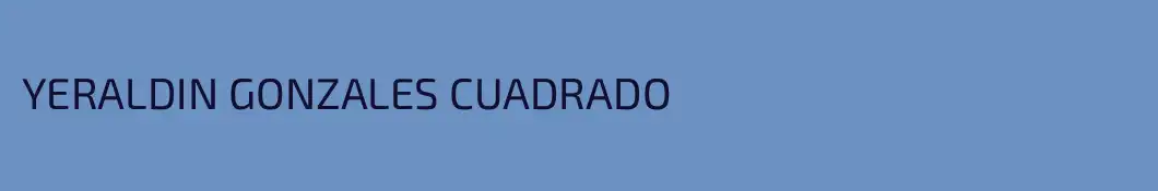 YERALDIN GONZALES CUADRADO